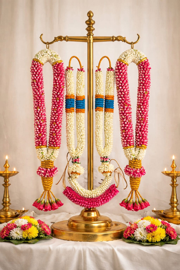 Garland Decorations for Wedding/Marriage/Reception Events - Madurai Decorators
