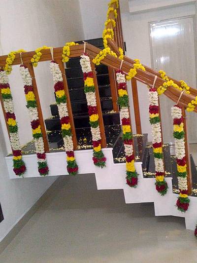 Garland Decorations for Housewarming Event - Madurai Decorators