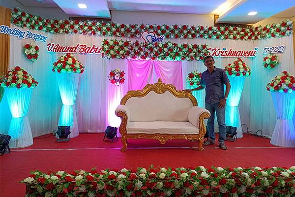 Stage Decoration for Wedding/Marriage/Reception Events - Madurai  Decorators