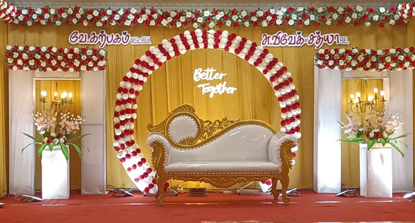 Stage Decoration for Wedding/Marriage/Reception Events - Madurai  Decorators